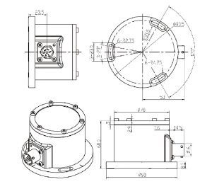 Housing with MIL class connector